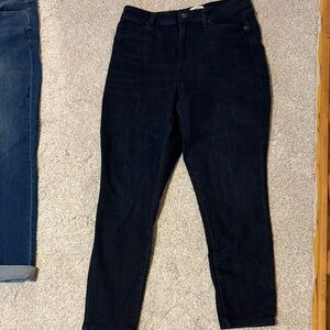 Women's Skinny Jeans in Dark Indigo Stretch
